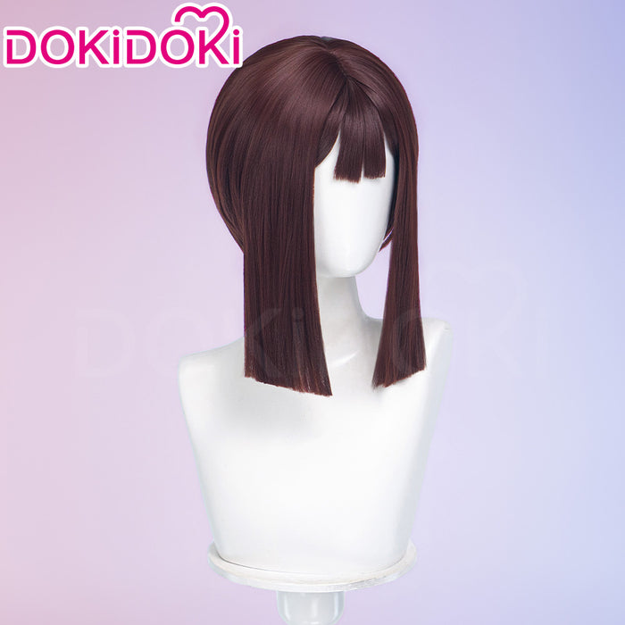 DokiDoki Anime Cosplay Wig Short Straight Brown Hair Circus