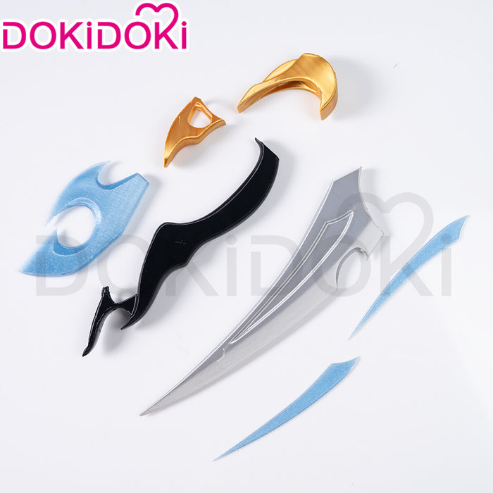 DokiDoki Game Genshin Impact Cosplay Lohen Prop Golden Dagger