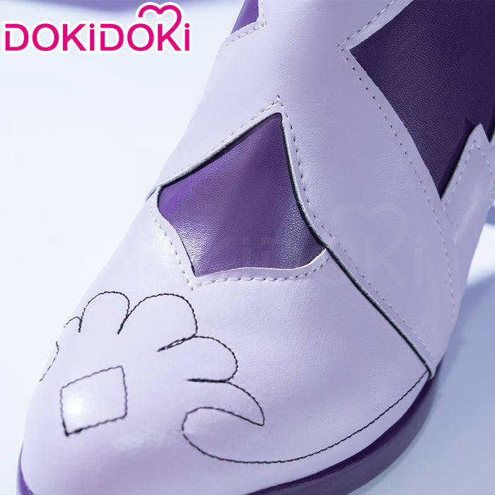 DokiDoki Game Honkai: Star Rail Cosplay Castorice Shoes Purple High Heels
