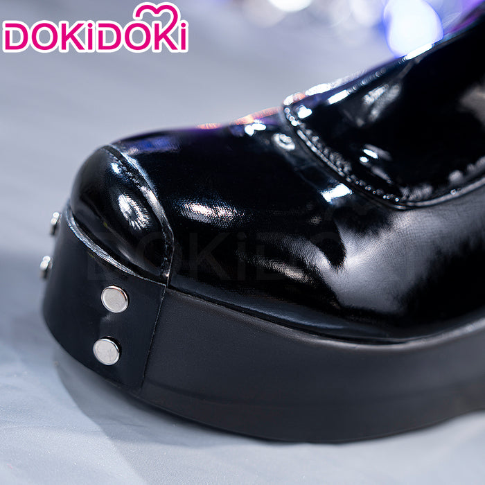 DokiDoki Game NEEDY GIRL OVERDOSE Cosplay Ame chan Shoes  Game KAngel amechan Black