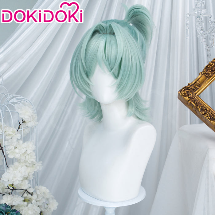DokiDoki Game Zenless Zone Zero Cosplay Roxy Wig Long Green Hair ZZZ