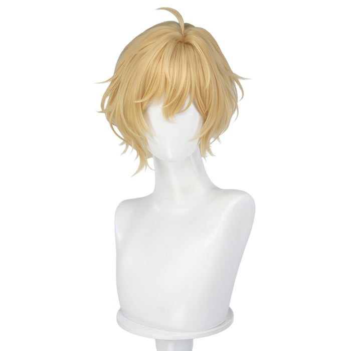 DokiDoki Manga Anime I Want to Love You Till Your Dying Day Cosplay Ali Maud Wig Short Curly Golden Hair