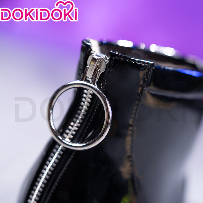 DokiDoki Music Project Cosplay Round 7 Shoes Black High Heels R7