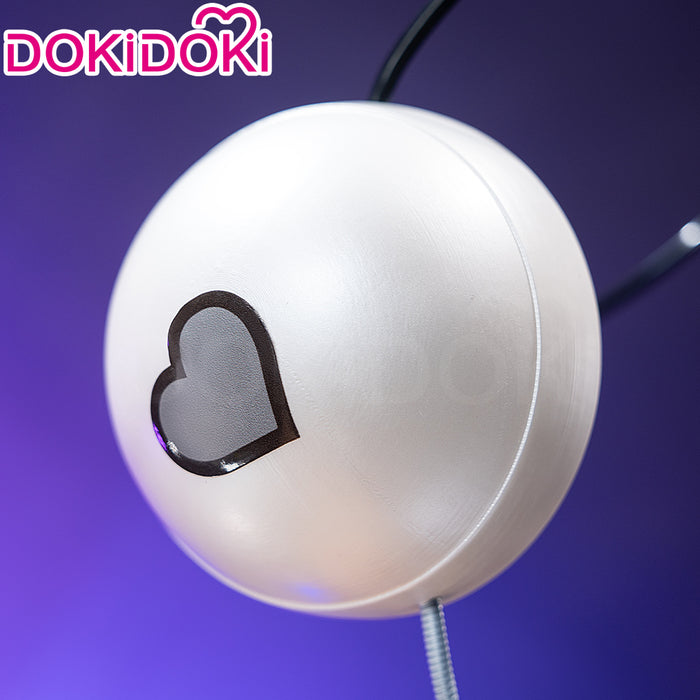 DokiDoki Music Project Cosplay Zombie Idol Prop White Pink Headphone / Mask