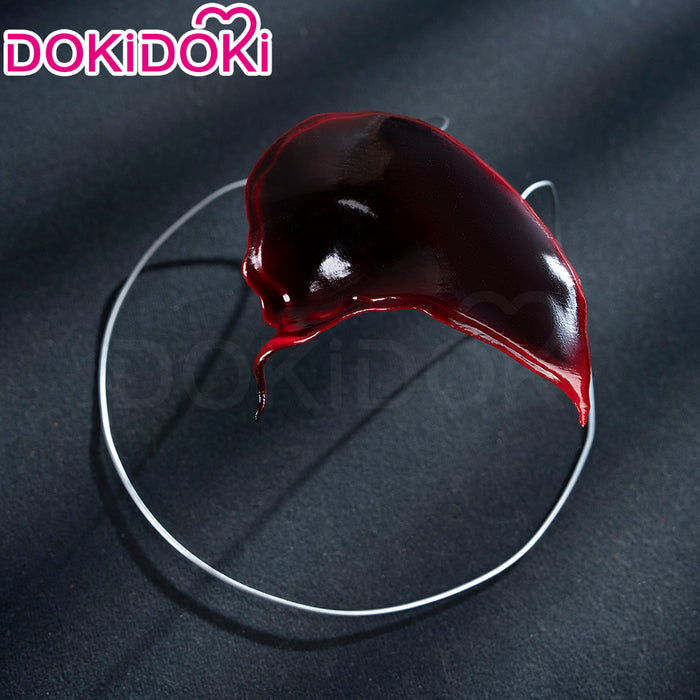 DokiDoki Music Project Cosplay Zombie Idol Prop White Pink Headphone / Mask