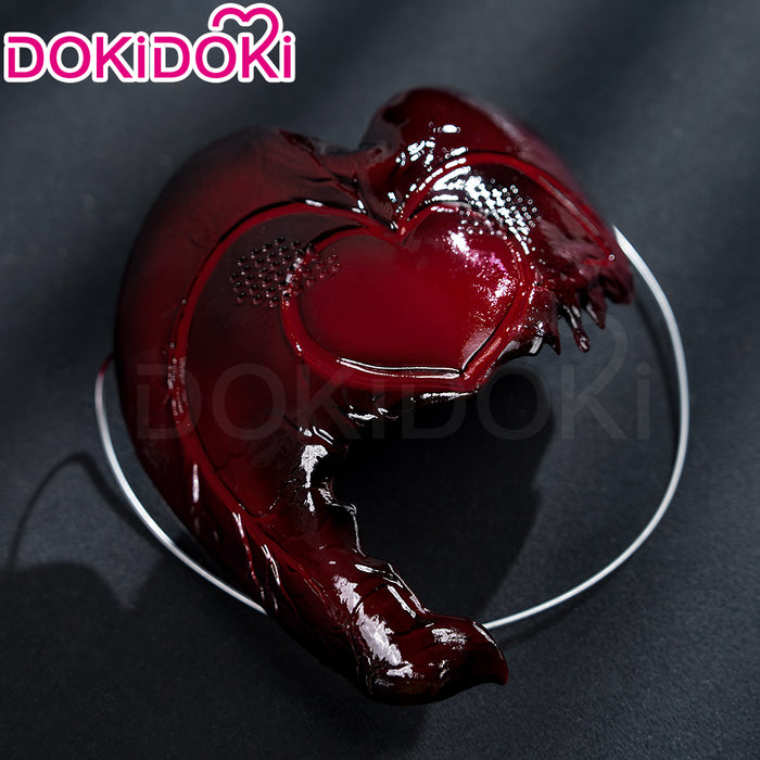 DokiDoki Music Project Cosplay Zombie Idol Prop White Pink Headphone / Mask