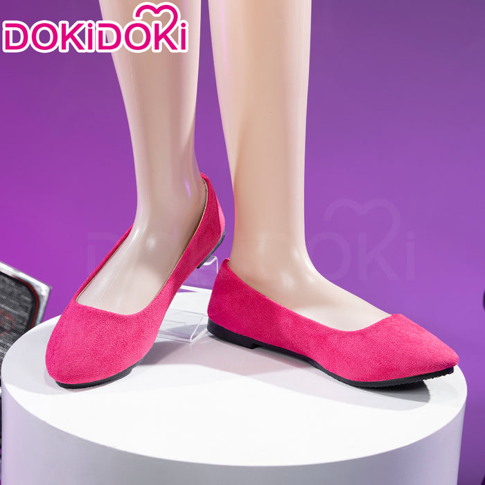 DokiDoki Music Project Cosplay Zombie Idol Shoes White Pink