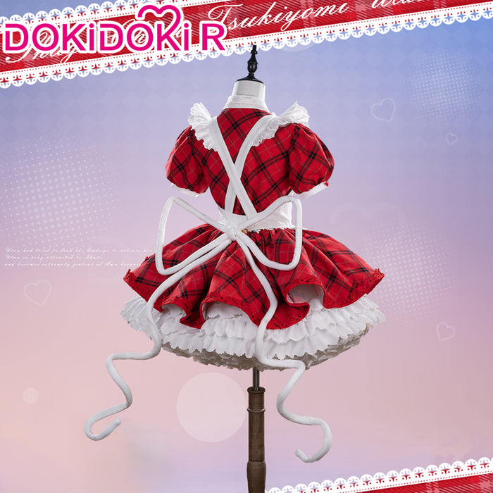 DokiDoki-R Anime Shugo Chara! Cosplay Hinamori Amu Costume Cafe Maid Outfit