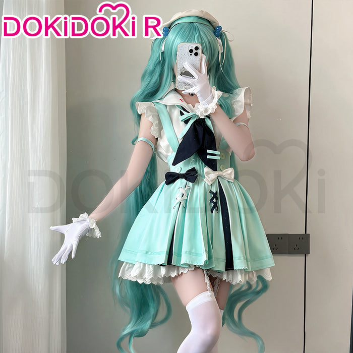 DokiDoki-R Cosplay Costume Mint Green Dress Sailor Suit