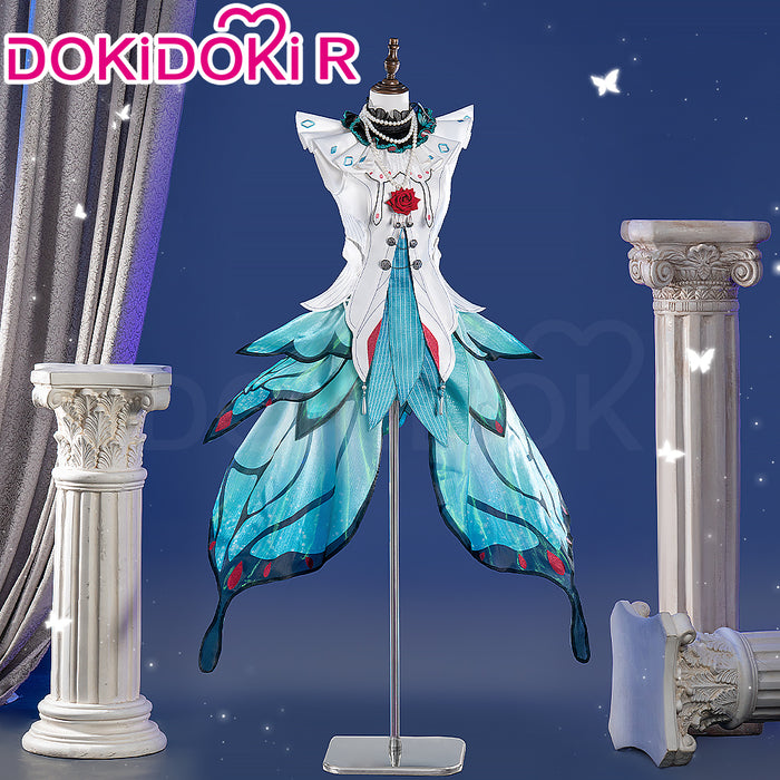 DokiDoki-R Cosplay Costume Swallowtail Butterfly Doujin Blue Morpho Butterfly
