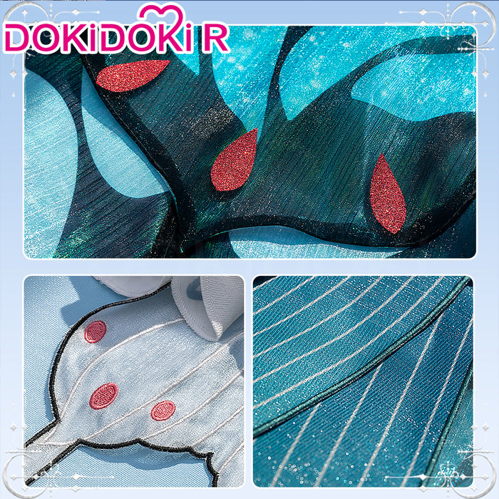 DokiDoki-R Cosplay Costume Swallowtail Butterfly Doujin Blue Morpho Butterfly