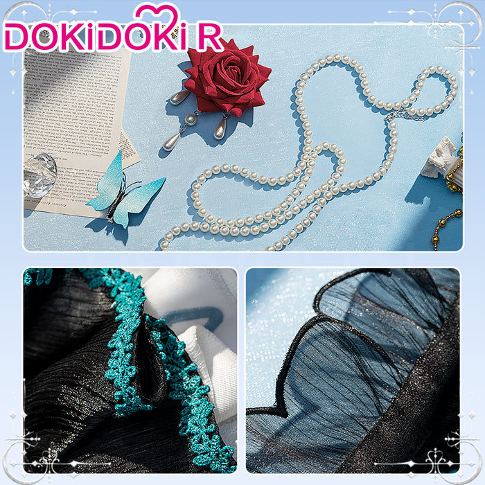 DokiDoki-R Cosplay Costume Swallowtail Butterfly Doujin Blue Morpho Butterfly