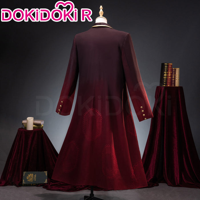 DokiDoki-R Game Cosplay Costume Red Long Coat Suit The Thumb