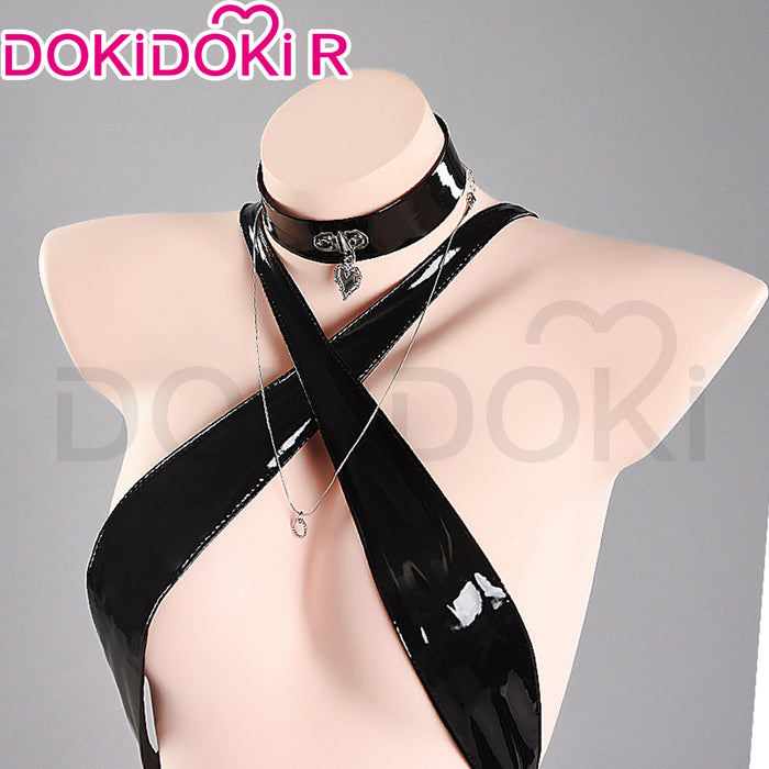 DokiDoki-R Game Cosplay Costume Sexy Black Swimsuit