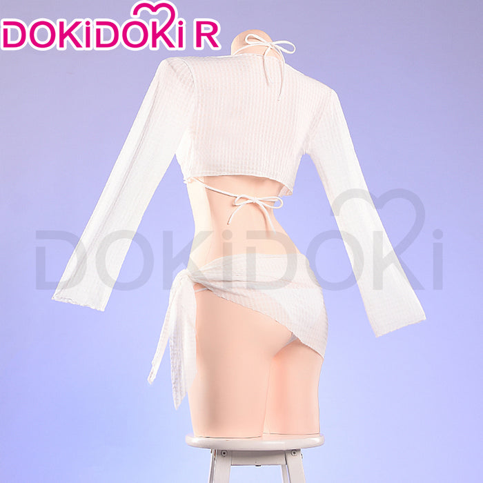 DokiDoki-R Game Cosplay Costume Sexy White Swimsuit