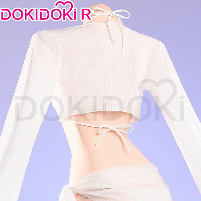 DokiDoki-R Game Cosplay Costume Sexy White Swimsuit