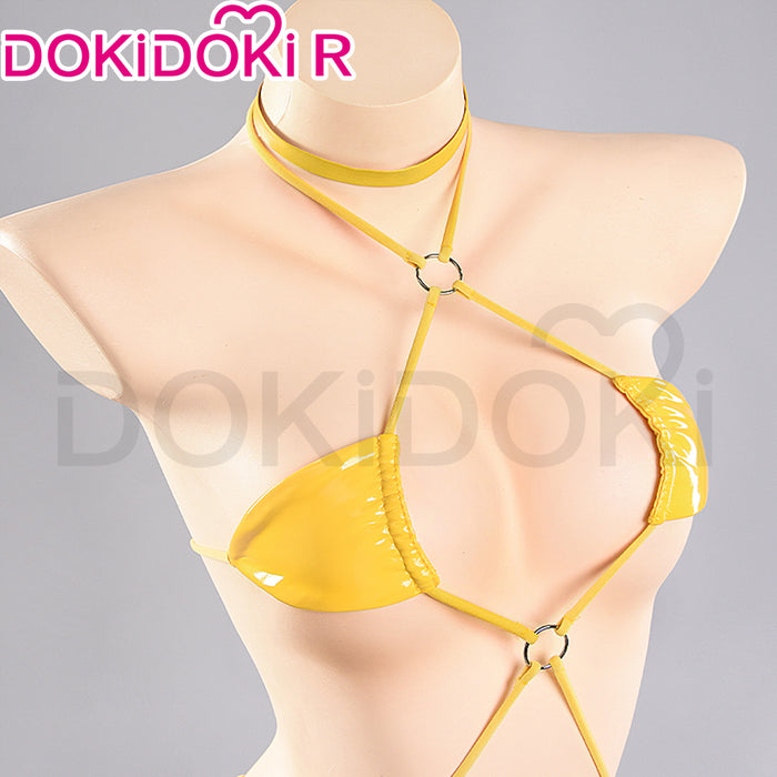 DokiDoki-R Game Cosplay Costume Yellow Swimming Suit