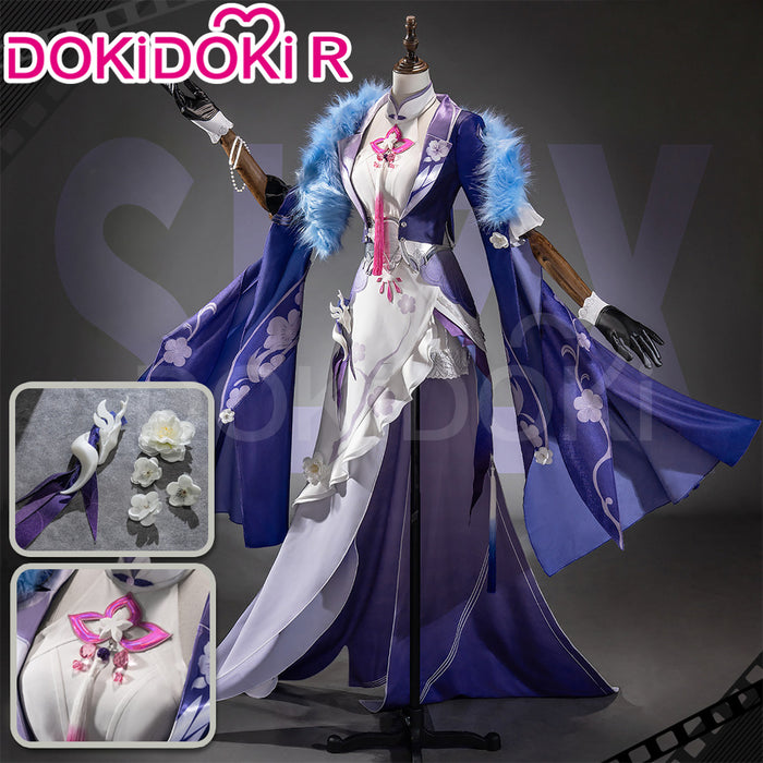 DokiDoki-R Game Honkai: Nexus Anima Cosplay Bai Mei Costume Novarch of Reality Baimei
