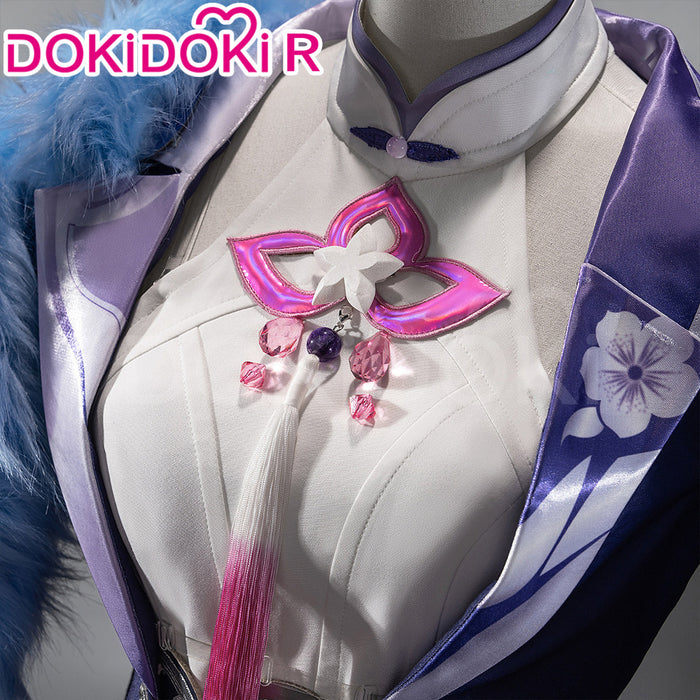 DokiDoki-R Game Honkai: Nexus Anima Cosplay Bai Mei Costume Novarch of Reality Baimei
