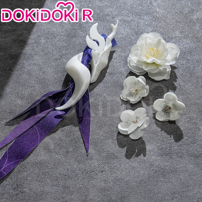 DokiDoki-R Game Honkai: Nexus Anima Cosplay Bai Mei Costume Novarch of Reality Baimei
