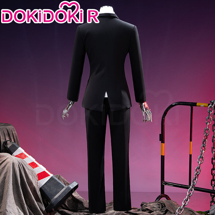 DokiDoki-R Manga Anime Cosplay Costume Suit Uniform Black White Burger Restaurant Assistant Halloween
