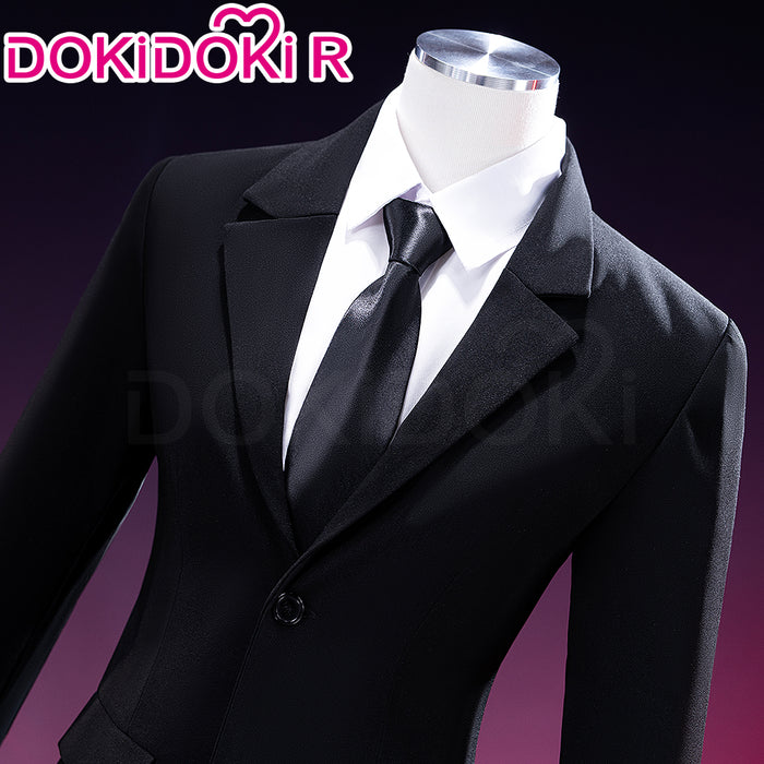 DokiDoki-R Manga Anime Cosplay Costume Suit Uniform Black White Burger Restaurant Assistant Halloween