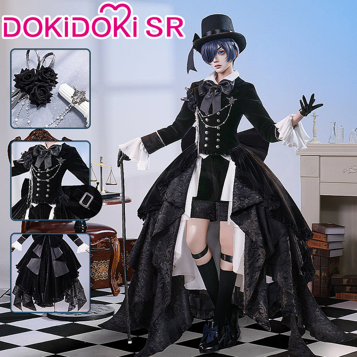 DokiDoki-SR Anime Cosplay Costume Black Box Whiterose
