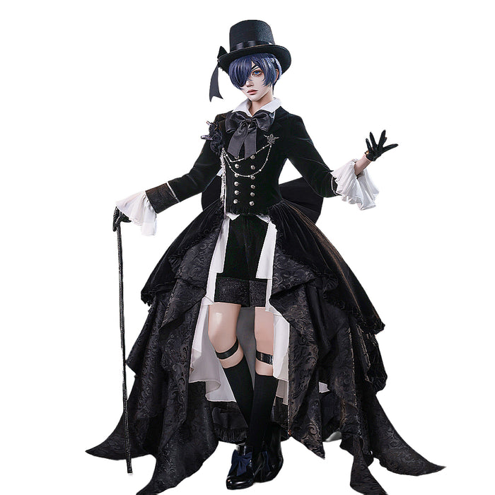 DokiDoki-SR Anime Cosplay Costume Black Box Whiterose