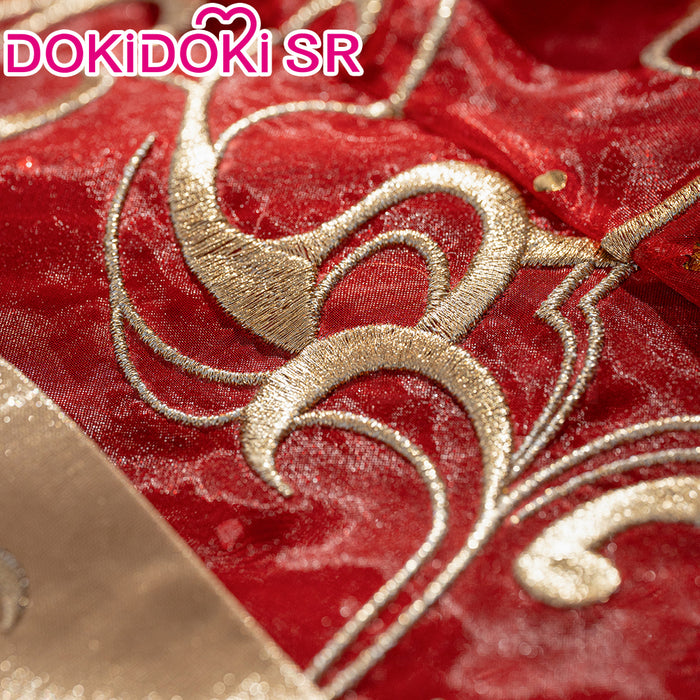 DokiDoki-SR Anime Mo Dao Zu Shi  Wei Wuxian Cosplay Red Wedding Costume Men WeiWuXian  Dao Mo To Shi MDZS Hong Yi Hua Fu