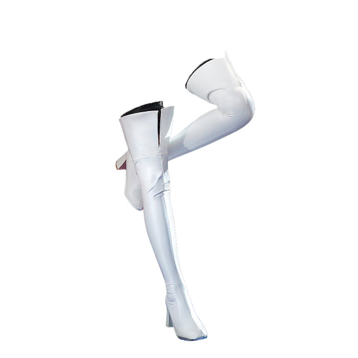 DokiDoki-SR Anime The Ribbon Hero Cosplay Sapphire Prop Long Leg Covers