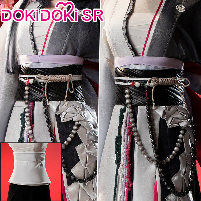 DokiDoki-SR Game Arknights Cosplay Mio Costume Black White Kimono
