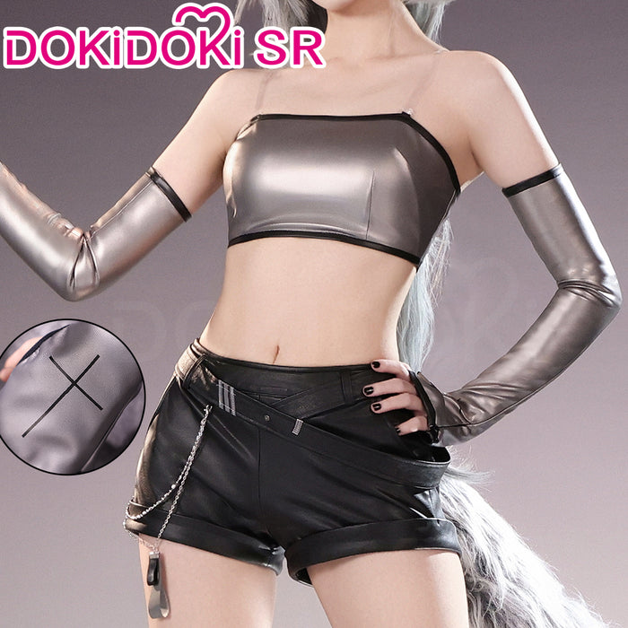 DokiDoki-SR Game Arknights Lapland Cosplay Costume Black