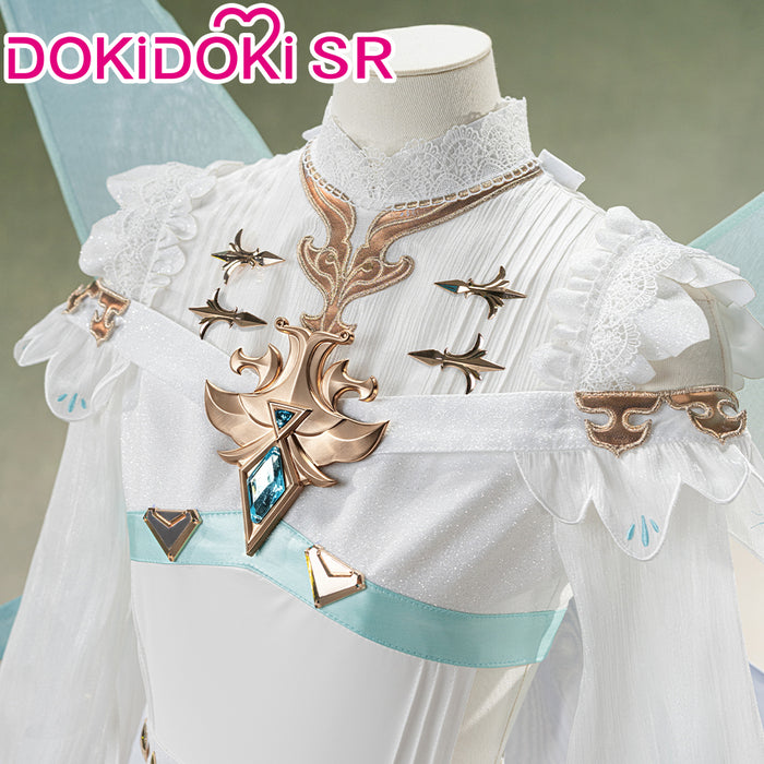 DokiDoki-SR Game Genshin Impact Cosplay Venti Costume Barbatos Anemo Sprite Little Elf