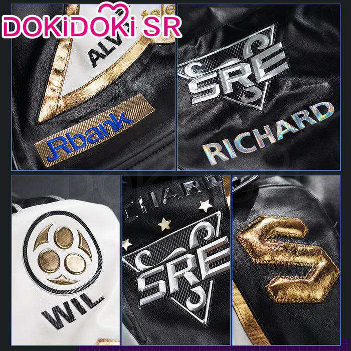 DokiDoki-SR Game Identity V Copslay Knight Costume Richard Sterling SRE Esports Team Idv