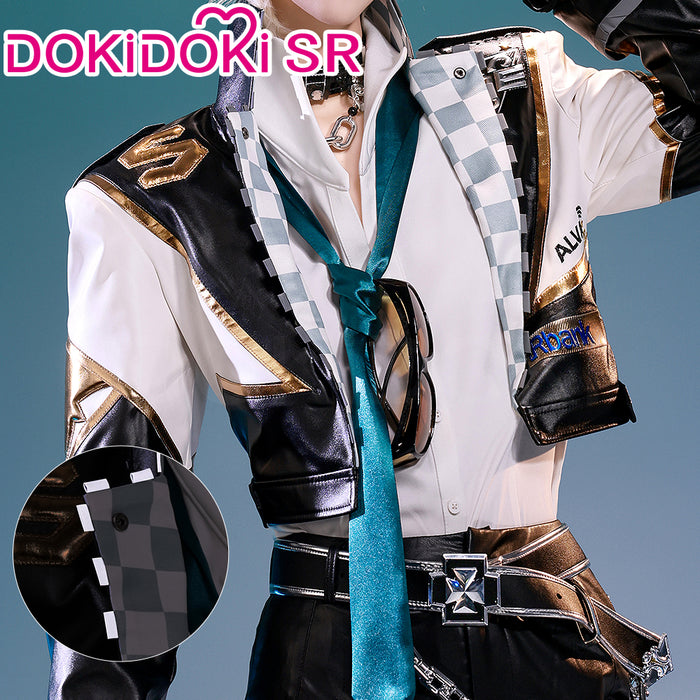 DokiDoki-SR Game Identity V Copslay Knight Costume Richard Sterling SRE Esports Team Idv