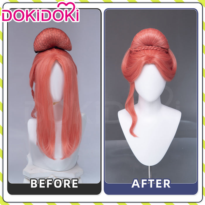 DokiDoki The Apothecary Diaries Cosplay Gyokuyou Wig Red Hair High Bun