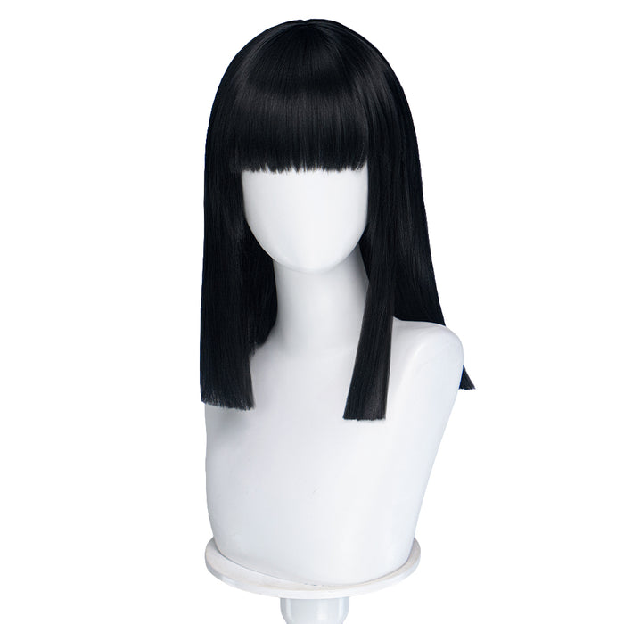 DokiDoki TV Series Cosplay Wig Long Straight Black Hair