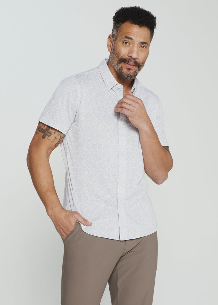 Dorian Short Sleeve Shirt - Sand