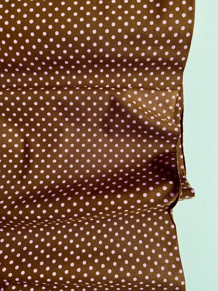 Dots A Lot - Brown with Pink Dot - Sevenberry