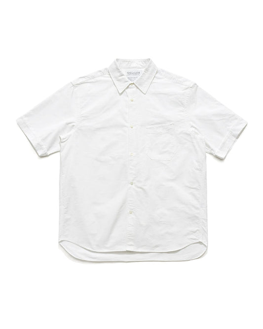 Eastlogue Regular Half Shirt in White Oxford