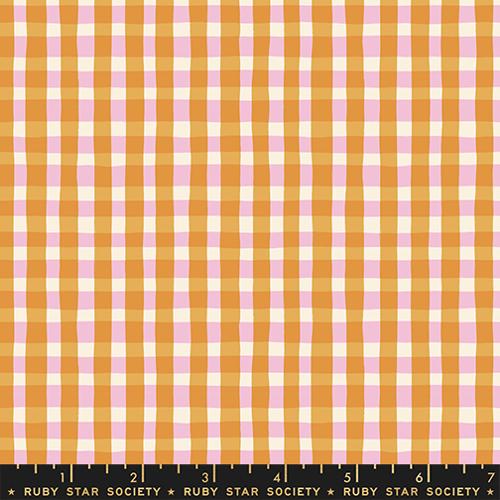 Egg and Friends - Tablecloth Plaid - Honey - Ruby Star - Moda