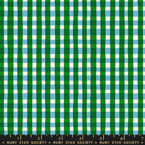 Egg and Friends - Tablecloth Plaid - Verdant - Ruby Star - Moda