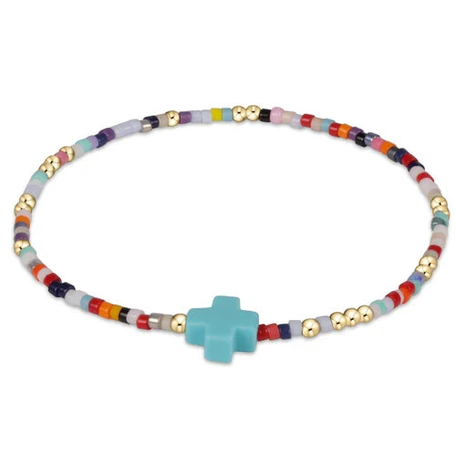 egirl Hope Unwritten Signature Cross Bracelet-Hot Mess