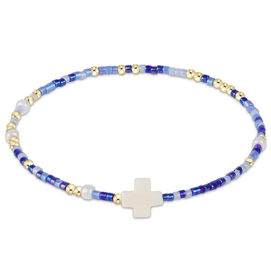 egirl Hope Unwritten Signature Cross Bracelet-Is a Smuf's Butt Blue?