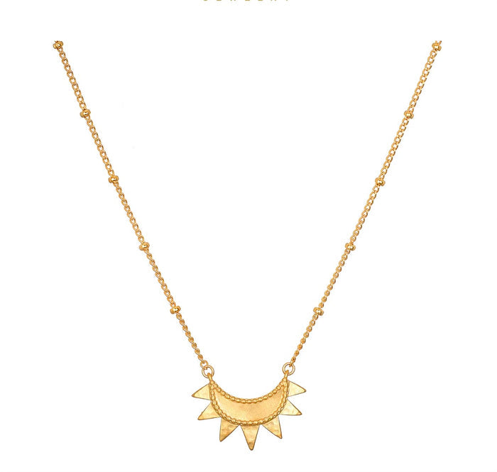 Emergence Gold Sunburst Necklace
