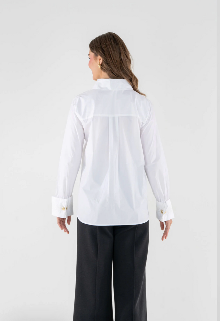 Emily McCarthy Classic Oxford -White