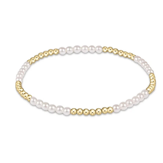 EN-Blissful Pearl 3mm Bracelet
