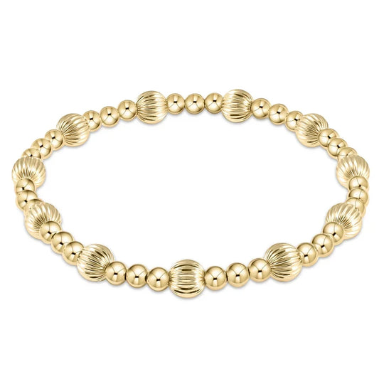 EN-Extends Dignity Sincerity Pattern 5mm Bead Bracelet