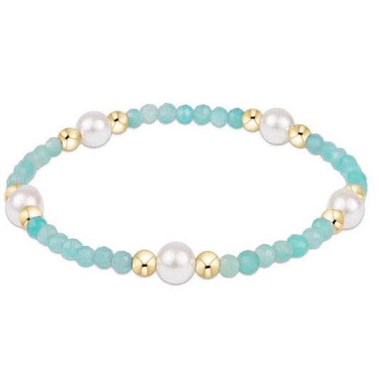 EN-Extends Purpose Pearl 6mm Gem Bracelet-Amazonite