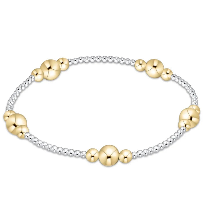 EN-Purpose Mixed Metal 6mm Bracelet